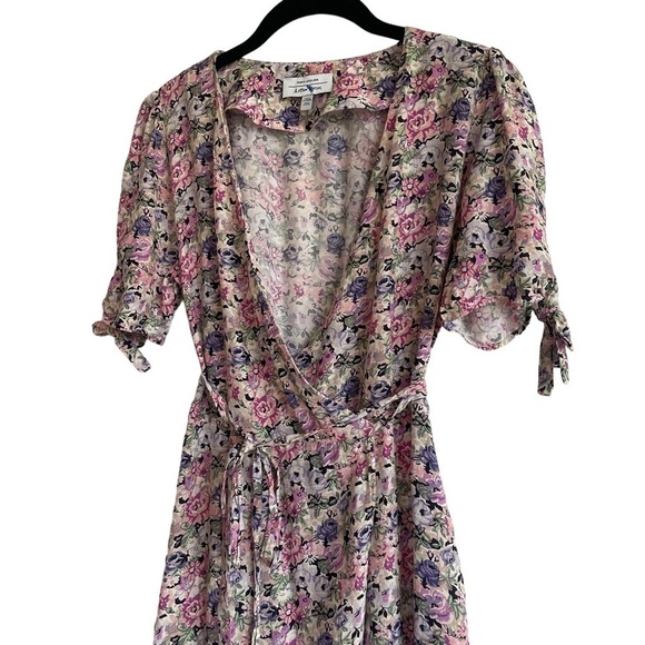 & Other Stories Floral Mini Wrap Dress, Size 38 (S) - Picture 3 of 9